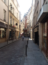THIS IS ONE OF THE MOST ANCIENT ROADS IN PARIS.