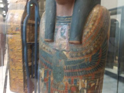I know that this sarcophagus is not from Paris. It is actually from Egypt. But NOW  it IS in Paris. If you want to see it, Go to the Ancient Egyptian antiquities section of the Louvre Museum.