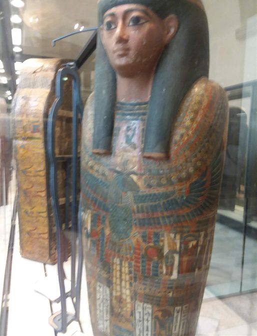 I know that this sarcophagus is not from Paris. It is actually from Egypt. But NOW  it IS in Paris. If you want to see it, Go to the Ancient Egyptian antiquities section of the Louvre Museum.