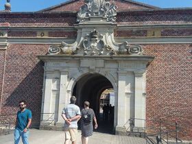 We are about to enter the grounds of Kronborg Castle, otherwise known as Elsinore. William Shakespear called the castle 