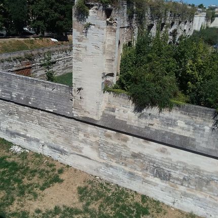 A view of the dry moats at Vincennes Castle. I love looking at the walls of the moats and around this area because it is easy to see the ancient character of the place.