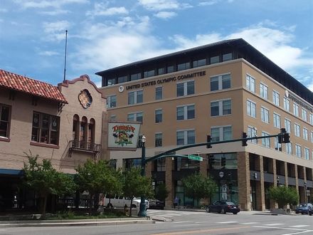 Downtown Colorado Springs not only has its fair share of historical buildings, interesting art works, and great restaurants, it also has the United States Olympic Committee building.