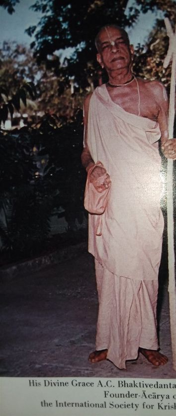 Here is the founder of ISKCON who organized a world wide society of devotees such as those who built the ISKCON temples in Mayapur and Vrindavan.