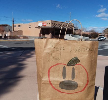 Went to buy peanuts and crackers at Manuel's Food Market today. The lady, who is about 80 years old put my purchased items into this Bag. She has probably been working at this old neighborhood store for the last 65 years.