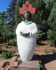 SCULPTURE OUTSIDE OF THE CAPITAL BUILDING SANTA FE NM #2