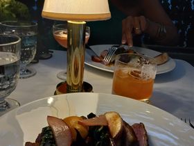 Birthday dinner for Farida at The Beeckman rooftop restaurant. We both ordered the Roast Duck Breast three coarse dinner. It cost $95 for each of us, with drinks costing around $15. @thebeekmanhotel was a great evening and I highly recommend it..