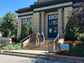 This is the Old Colorado City Public Library. It is an Andrew Carnegie library that was opened in 1905. Almost half of the libraries in USA are known as Carnegie libraries because they were built with money donated from the Andrew Carnegie Foundation. The library in this photo is one of the 2,509 libraries in the world that were built by the foundation and they exist in about 15 countries, especially USA, Canada, UK and Ireland; Andrew Carnegie was Scotish.